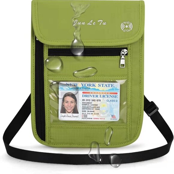 Passport Holder for Travel, RFID Passport Wallet with Visual Window Design, Mult - Picture 1 of 8